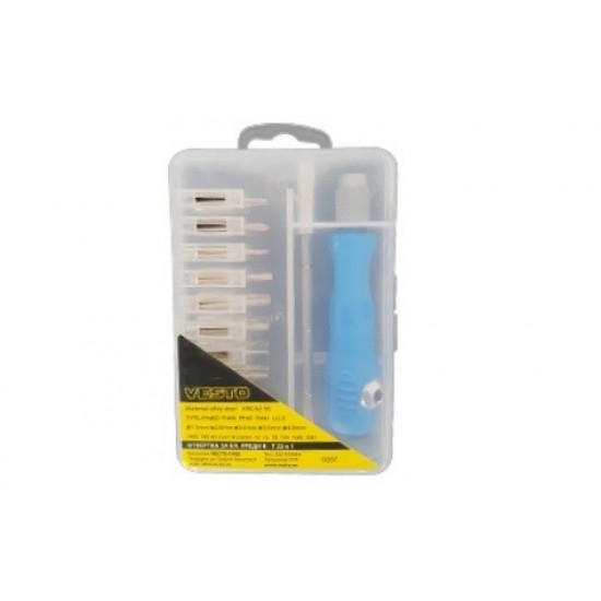 03220409  ОТВЕРТКИ ЗА ЕЛЕКТРИЧЕСКИ УРЕДИ - КОМПЛЕКТ - 32 в 1 - ВЕСТО - 