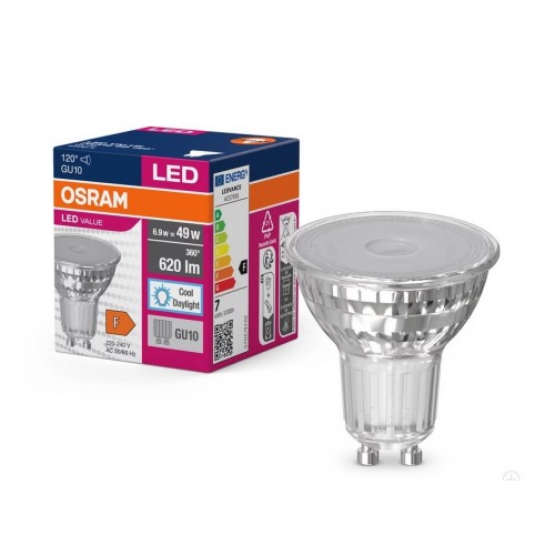 09901306 КРУШКА LED GU10 6.9W/865 120D 575Lm OSRAM VALUE