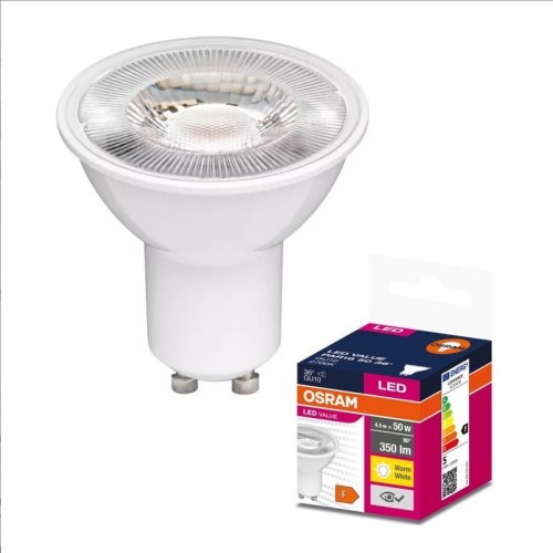 01870110 КРУШКА LED GU10 5W-50W/840 36D OSRAM VALUE